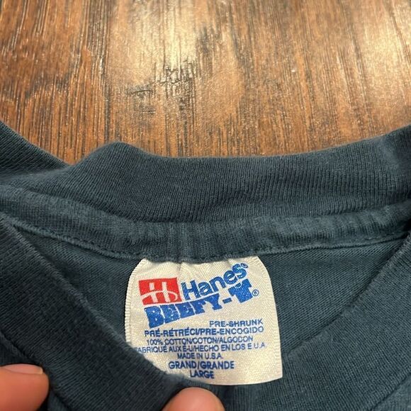 ACADIA NATIONAL PARK VTG t shirt Bar Harbor MAINE Hanes beefy -T Tee Large 1992 - Picture 8 of 11